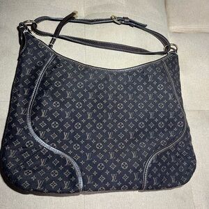 Louis Vuitton Black Monogram Hobos Shoulder Bag
